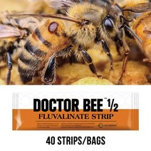 양봉 용품 꿀벌을위한 의학 40 개의 지구 Fluvalinate 높게 활동적인 꿀벌 Var, 1 BAGS