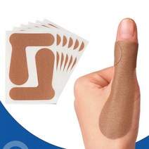 1매(2개입) L자형 관절 테이핑 밴드 손가락 발가락 테이프 휘어짐 방지 예방 밴딩, 단품, 1