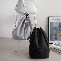 당일배송 나일론 지퍼 스트링 백팩 ba-60374c