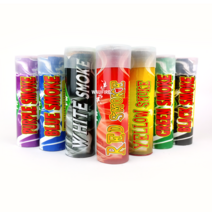 연막탄 1분용 (8컬러 소방훈련 공연연출 무대효과) 폭죽, 주황색