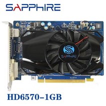 사용 sapphire hd6570 1gb for amd video card gpu radeon hd 6570 gddr5 128bit 그래픽 카드 pc 컴퓨터 게임 비디오 카드 hd