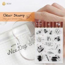 클리어 스탬프 편지