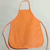 부직포 턱받이 앞치마 소년 소녀 앞치마 방수 그림 앞치마 활동 미술 그림 클래스 공예 뜨거운, 주황색, 주황색