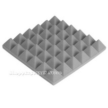차음 시트 흡음판 방음 보드 방한 후레싱 벽 부스, 1pc, GRAY, 30x30x5.0cm