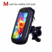 자전거 오토바이 전화 홀더 방수 케이스 bike phone bag for iphone xs 11 samsung s8 s9 mobile stand support 스쿠터 커버, m 사이즈
