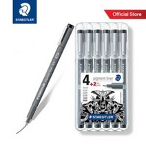 스테들러 멀티라이너 308 피그먼트펜 드로잉펜 / 옵션선택, 0.1mm
