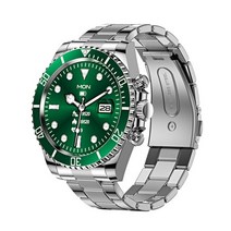 스마트워치 헬스워치 웨어러블 smart watch 블루투스 통화 응답 다이얼 음악 재생 심박수 모니터 ip68 방수 야외 스포츠 aw12 smartwatch, 초록