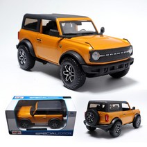 마이스토 1:24 2021 포드 브롱코 오렌지 Bronco Badlands 모형자동차 다이캐스트