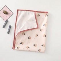 기저귀 교환대 갈이대 아기용 방수 기저귀 패드, 04 pink squirrel