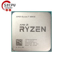 라이젠 75700 GAMD 라이젠 7 1800X CPU 프로세서 3.6 GHz 8 코어 16 스레드 L3 95W YD180XBCM88AE 소켓 AM, 한개옵션0