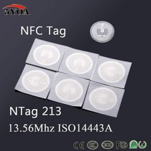 RFID스티커 NFC 테그 범용 라벨 배지 키 초경량 토큰 순찰 전자태그, 없음