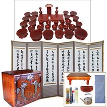제기세트 베스트 패키지, 18_특품 전칠37p+고급오동+6폭복자, 1개