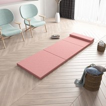 접이식 매트리스 침대 싱글 3단 토퍼 바닥 1인용 매트 자취 수면 원룸 메모리폼, G