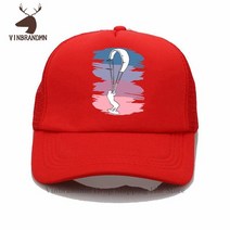 서핑모자 서프햇 서핑햇 수영장모자 비치모자 바다 2021 빈티지 레트로 카이트 남성, 빨간색, 어린이