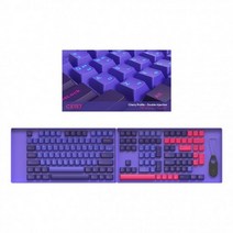 COX CX157 PBT 이색사출 키캡 트레이 세트 (Blue Tang) 마우스-유선마우스, 선택1, 선택없음