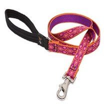 LupinePet Originals 3/4” Alpen Glow 6-foot Padded Handle Leash for Medium and Larger Dogs, 1
