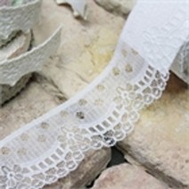 하이모리 잼보 레이스 패브릭 테이프 3.1 x 270cm, 화이트(31), 1개