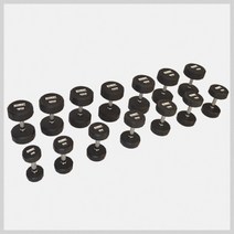 슈미트 12각 고무 덤벨 우레탄 아령 홈트레이닝 3kg 4kg 5kg 7kg 9kg 10kg 12kg 16kg 19kg, 7kg(낱개)