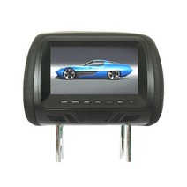 자동차 모니터 뒷자석 헤드레스트 차량용 소형 TV 태블릿 천장 천정 7 인치 LED, 협동사, 검은 색