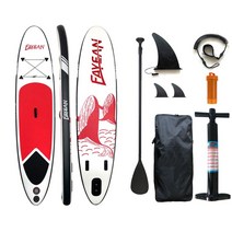 쿨써프 공기주입식 SUP 패들보드 서핑보트 초보자 패들 보드 업라이트보드, G - 305X71X15cm