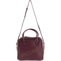 여행용 보스턴백 피코네아첼리 2WAY숄더 가죽백 여성가방 PICONE 소가죽 미니보스턴백 펀칭 가죽 무지 어깨걸이 사선걸이 손가방