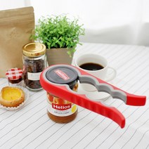 비바엔젤 유리 병뚜껑 멀티 만능 오프너 페트병따개 잼뚜껑열기, 레드