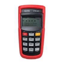 3/6까지 플래시 판매 TECPEL DTM507 듀얼 채널 고정밀 데이터 저장 열전대 온도계 K/J/T/E/R/S/N 탐침용 USA 미국
