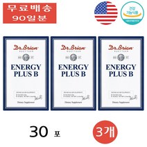 닥터브라이언 에너지 플러스 비타민 B3 B5 직장인 학생 청소년 결합조직형성 30포 3개