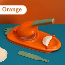 가정용 제빵 발효기 만두 금형 프레스 수동 스킨 롤링 반죽 기계 국수 가정용 베이킹 과자, 01 Orange