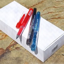 일본산 PLATINUM 만년필 New preppy 0.2mm EF촉 1다스, 레드 1다스, 레드 1다스, 본상품선택