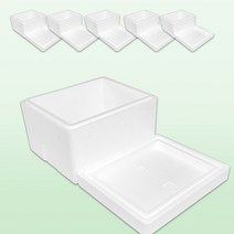 다모아 스티로폼 식품 택배용 백색 국산 아이스박스, 옵션8.김치20Kg(6개): 1묶음
