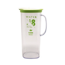 제오닉 손잡이 사각물병 2p, 그린색상 4개, 1800ml