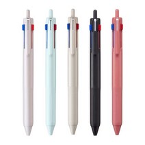 제트스트림 3색볼펜 SXE3-507-05 낱개 경제적 사용, 베리핑크