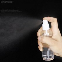 [우수제품] 안개 분사 스프레이 투명 공병 100ml 미스트 용기 손 소독제