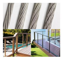 난간대 와이어 316스텐 로프 와이어로프, 316스텐 1x19(4mm)1m