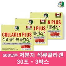 500달톤 초 저분자 피쉬 어류 콜라겐 분말 가루 펩타이드 수용성 먹는 엘라스틴 히알루론산 페르시아 터키석류 석류 농축액 원액 스틱 피부장벽 여자, 3박스