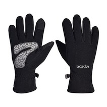 WRELS Fleece Winter Warm Gloves for Women Men Touchscreen Thermal Skiing Gloves for Outoor Cold Weat, Medium