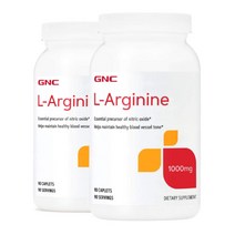 GNC L아르기닌 1000mg 엘아르기닌 90정 2개