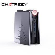 미니PC 데스크탑 고사양 chatreey amr5 ryzen 5 5600u 조명 게임용 컴퓨터 듀얼 m.2 ssd wifi6 bt 5.2 사전 설치 windows 11, 스토리지 없음, 숫양 없음, 영국