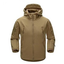 오케이밀리터리 남성용 샤크스킨 소프트쉘 플리스집업 자켓