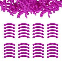 40 Pieces Curler Refills Eyelash Curler Refills Pads Silicone Rubber Refills Curler Replacement Pads, 1, 40 Pieces , Rose Red