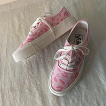 (LOVELY BOSS 러블리) 핑크 브라운 레오파드 통굽 스트랩 캔버스 발인편한 착화감좋은 가벼운 경량 폭신한 광안리 남포동 부산투어 여행 여자 여성 신발추천 스니커즈 3cm