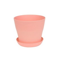 화분 장식 크기 꽃 냄비 라운드 재배자 캔디 컬러 미니 홈 오피스 심기 용품, 2+17X14.5X12CM