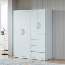 로쏘 사토 장롱 세트 1400, 화이트아카시아