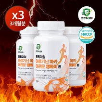 건강수비대 아르기닌 마카 야관문 환 100g 1통, 3통