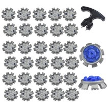 30Pcs 골프 신발 스파이크 제거 도구 블랙 클램프 클리트 스터드 교체 플라스틱 컴포트 내구성 제거 도구, 밝은 회색