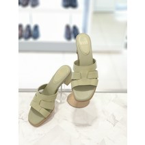 닥스 DAKS 여성 4cm굽 양가죽 뮬 슬리퍼 DID2753209 LS60(1828916)
