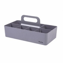 리모컨정리함 칸막이정리함 책상정리 (회색)-박스(12개입)
