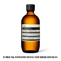이솝 비 앤 티 밸런싱 토너 200ml 백화점정품, 1개