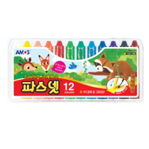 아모스 파스넷 크레파스, 12색, 7개